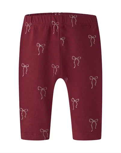 Name it - NBFRatia Leggings - Red Dahlia